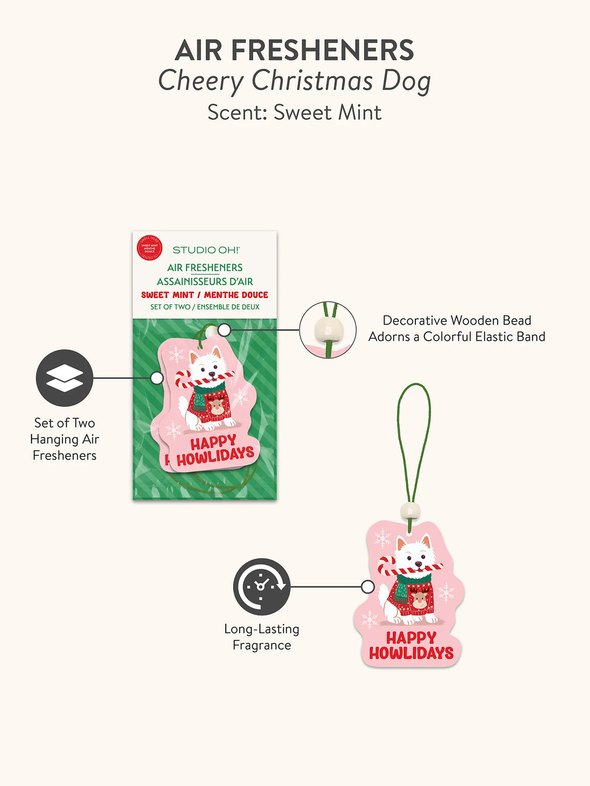 Christmas Dog Air Fresheners