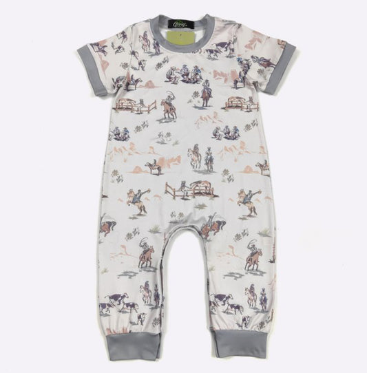 Western Boy Romper