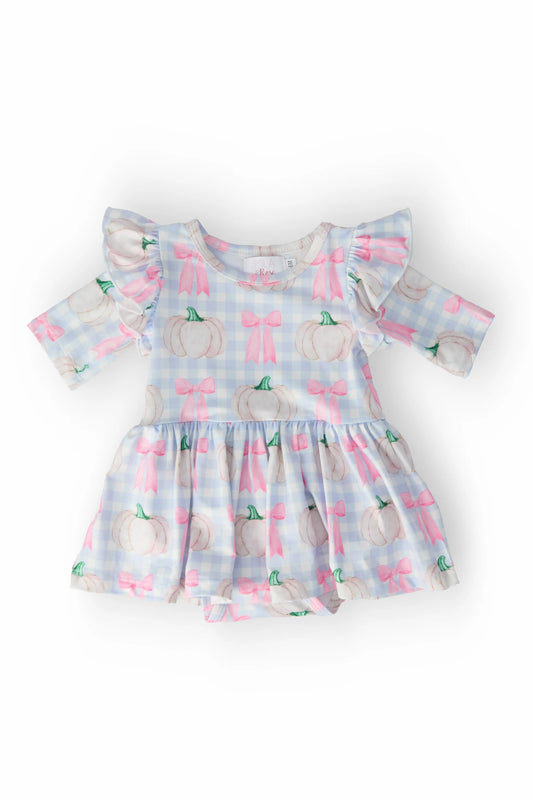 Pumpkin Picnic Twirl Bodysuit