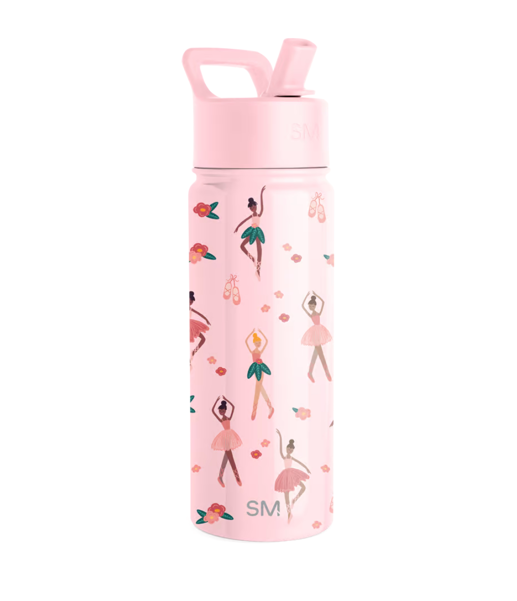 Summit Kids Water Bottle with Straw Lid 18oz