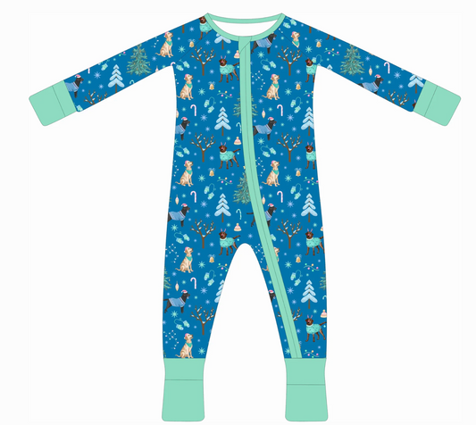 Snow Much Labs Zip Pjs
