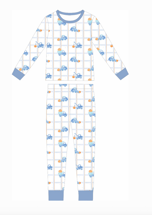 Pumpkin Construction Long Sleeve & Long Pants
