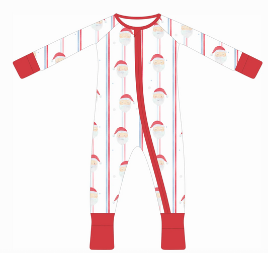 Santa Dreams Zip Pjs