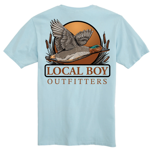 Local Boy Teal Tails SS Tee