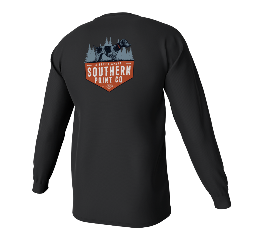 Southern Point Co Long Sleeve Youth Down South Pocket Tee