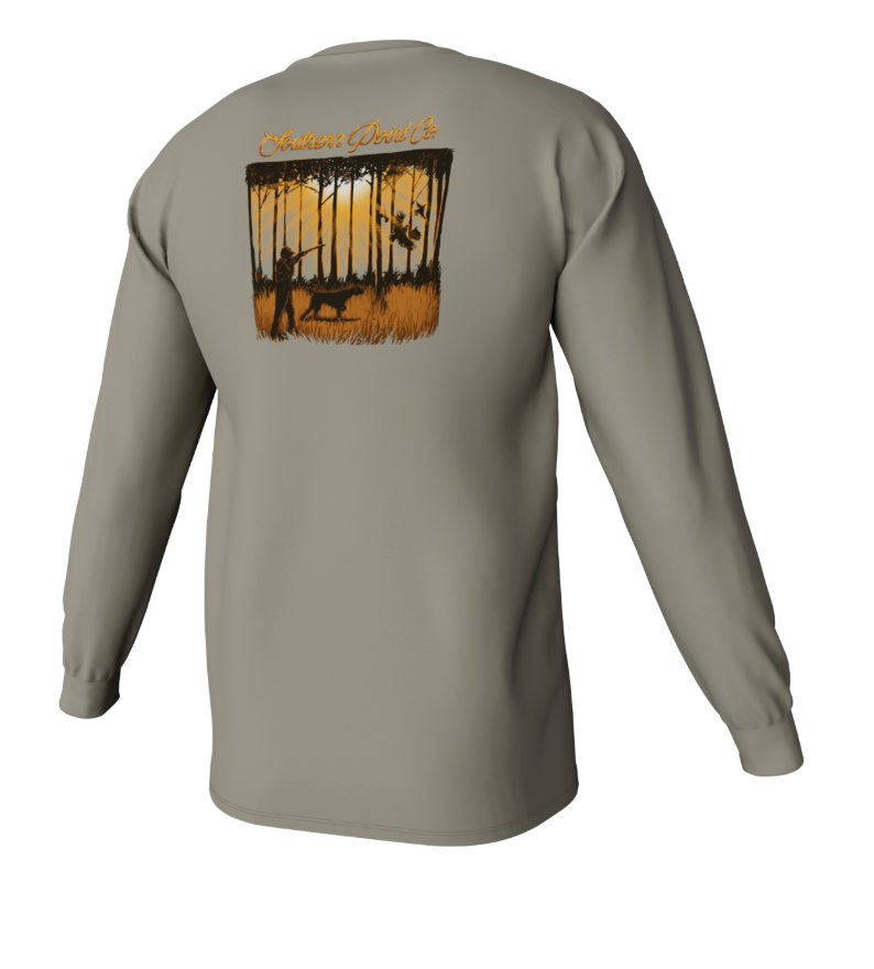 Southern Point Co Long Sleeve Youth In The Pines Pocket Tee