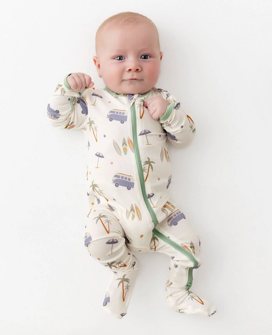 Surfboards Zippered Footie