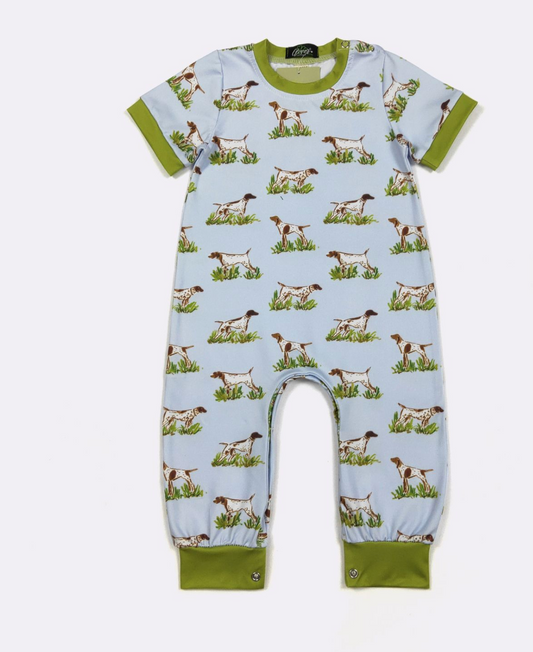 Pointer Hunt Boy Romper
