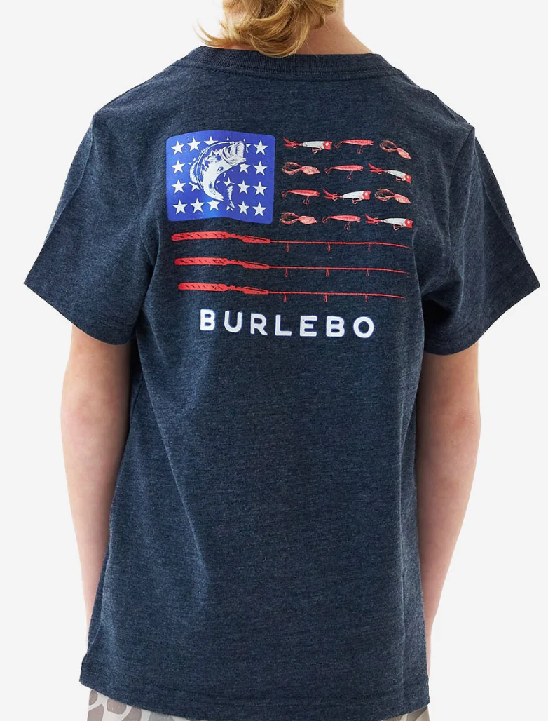 Burlebo Fishing USA Youth Tee