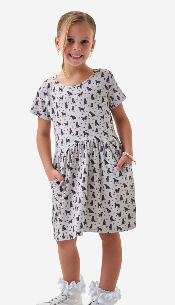 Burlebo Moxie Dress Ducks and Dogs
