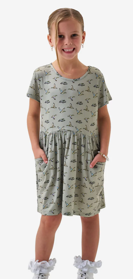 Burlebo Moxie Dress Flying Ducks