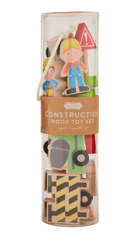 Mudpie Wooden Construction Toy Set