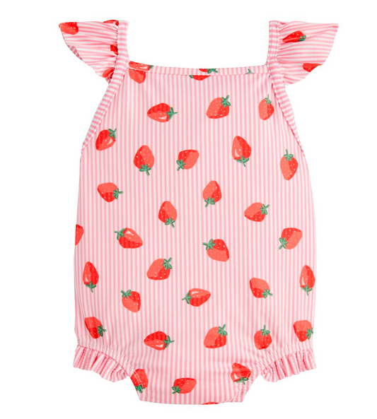 Mudpie Stawberry One Piece Swimsuit