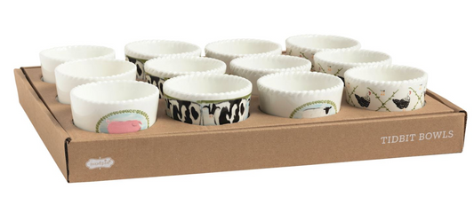 Farm Tidbit Bowls