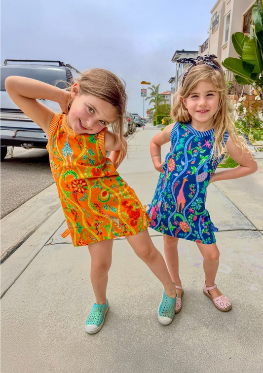 Girls Dress - Jungle Symphony