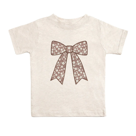 Mochal Floral Bow Patch Shirt