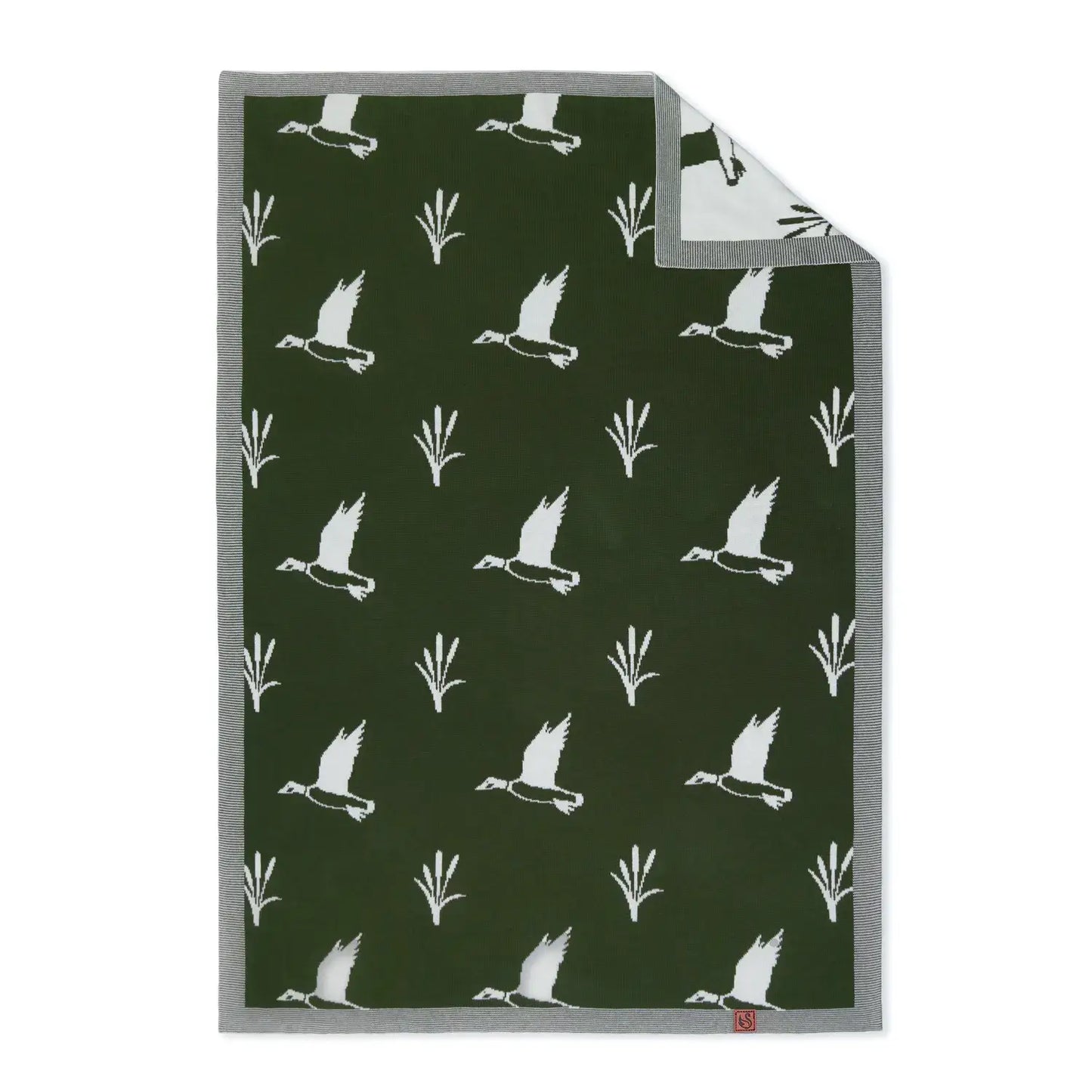 SWaddle AN - Mallard Duck Jacquard Baby Blanket