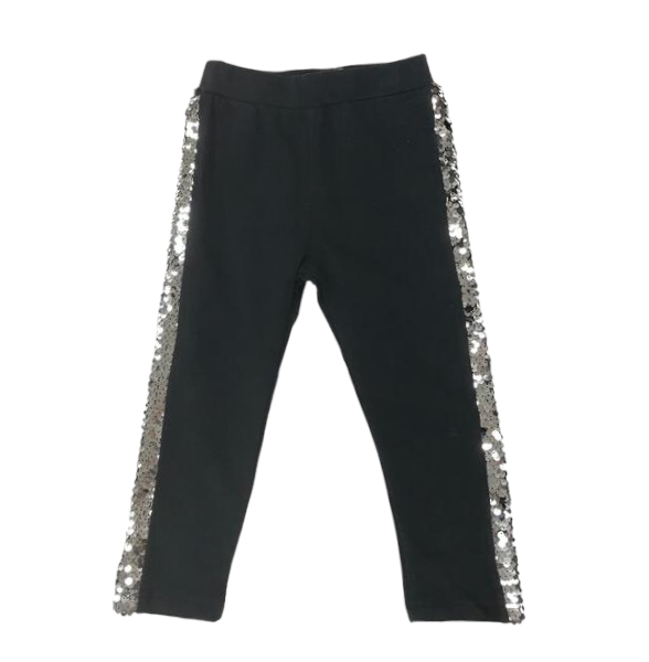 A Side Sequin Leggings