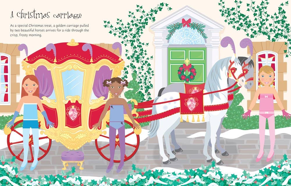 HarperCollins - Sticker Dolly Dressing Christmas : Usborne