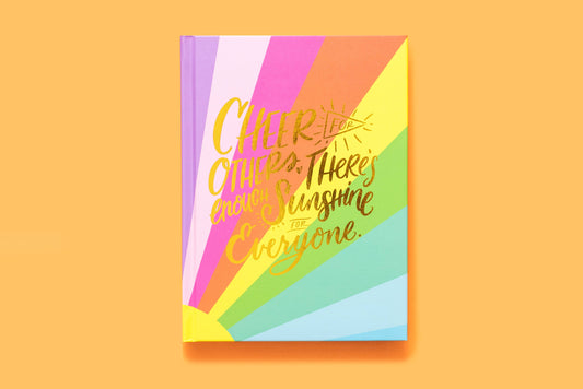 Hardcover Notebook - "Cheer For Others..."