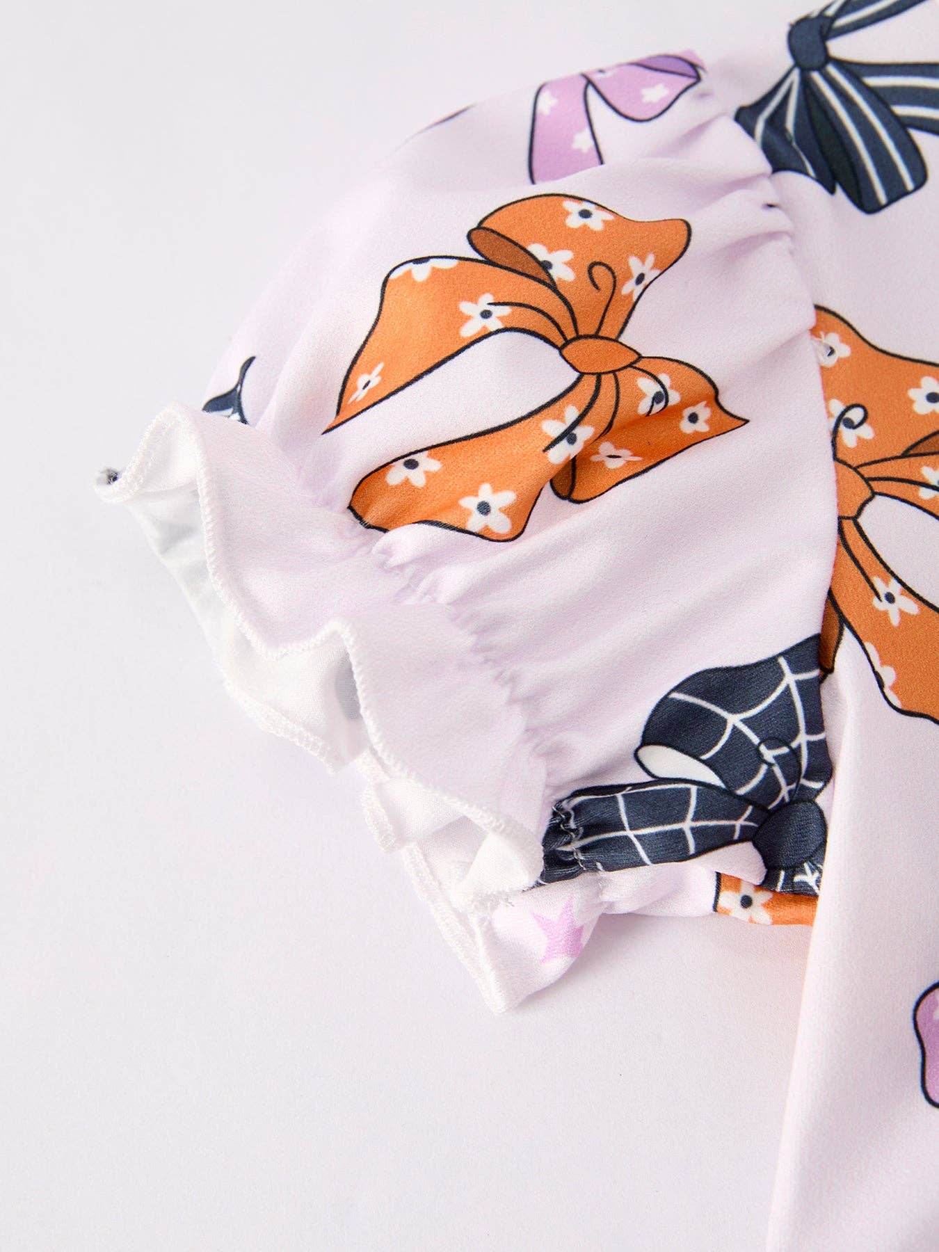 Rylee Faith Designs - Halloween Bow Print Cute Girls Dress