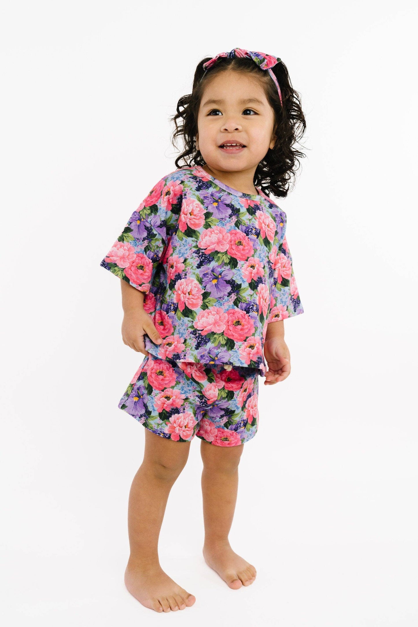Little One Shop - Peony Garden Slouchy Set