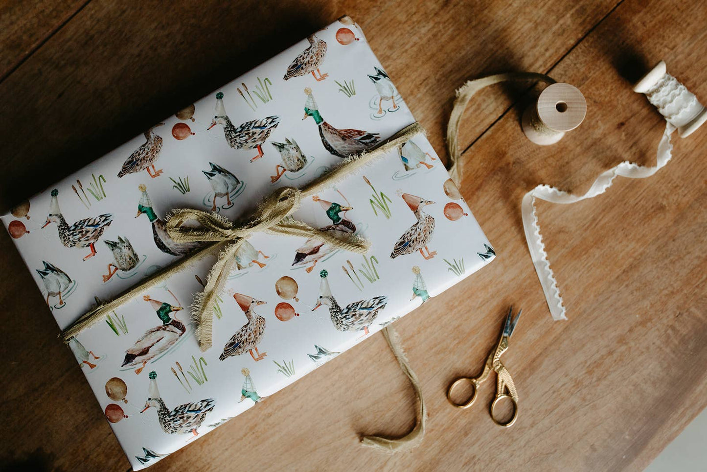 Birthday Duck Gift Wrap Roll