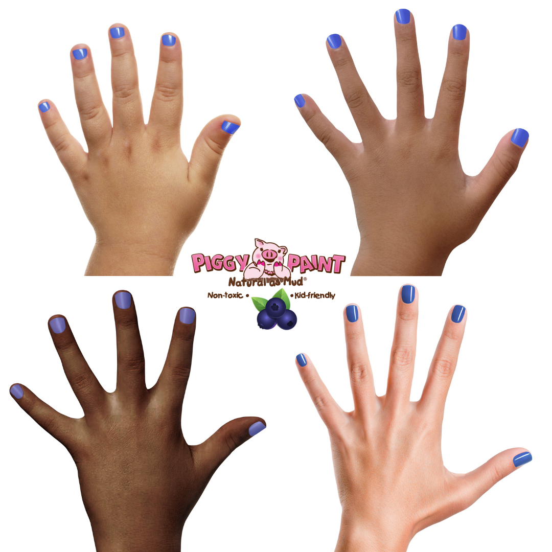 Scented Bossy Blueberry Non-Toxic Kids Nail Polish 🫐