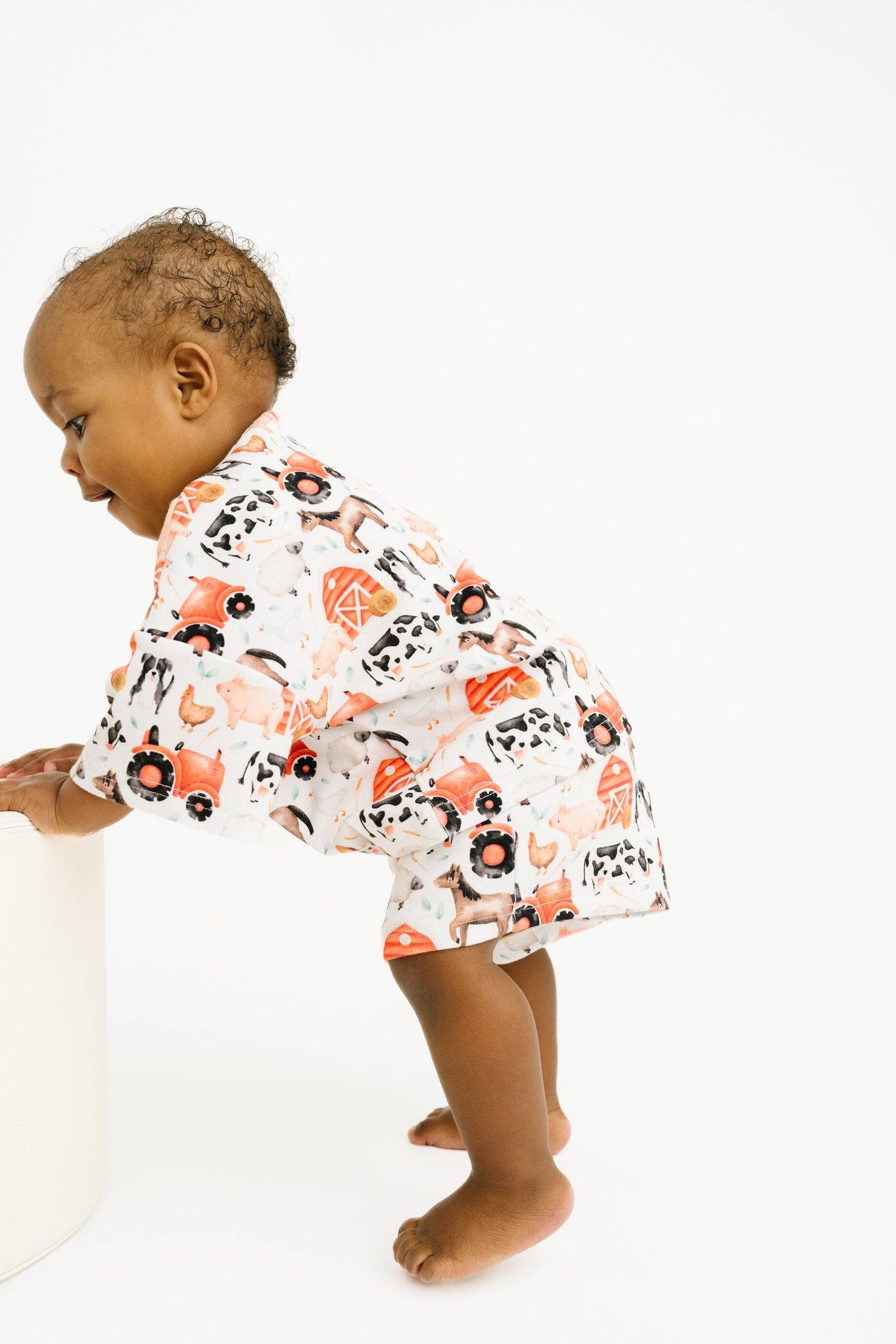 Little One Shop - Little Red Barnyard Slouchy Set