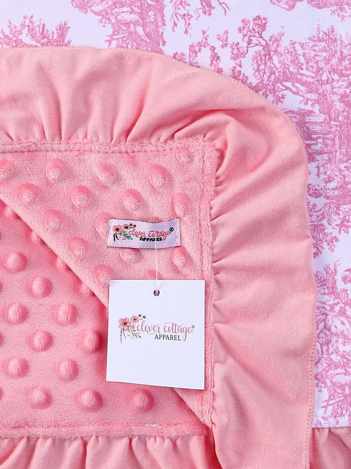Pink Toile Blanket