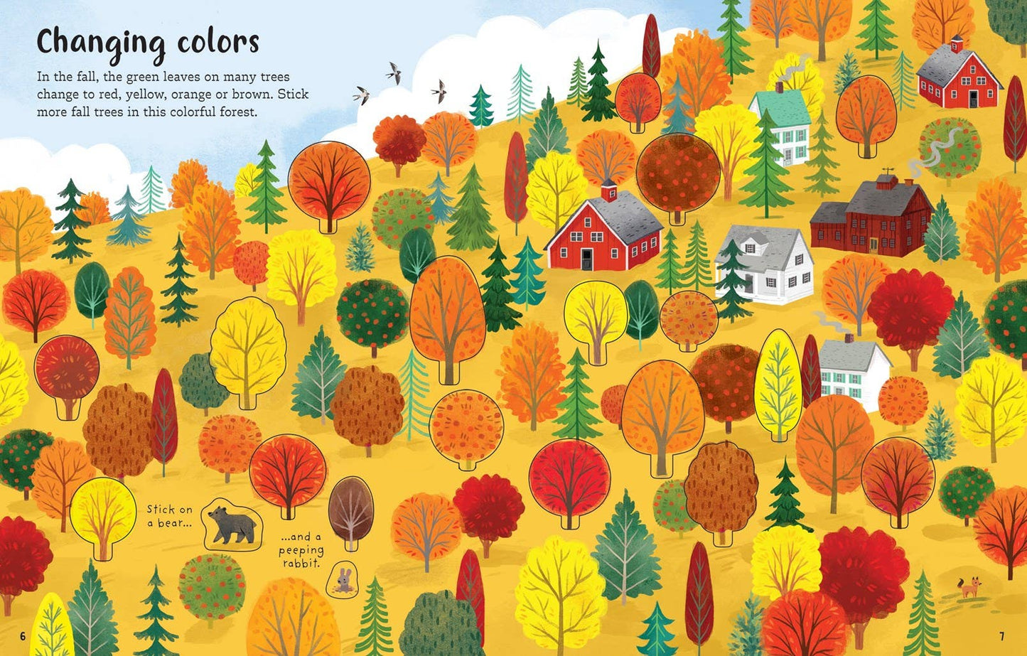 HarperCollins - First Sticker Book Fall : Usborne