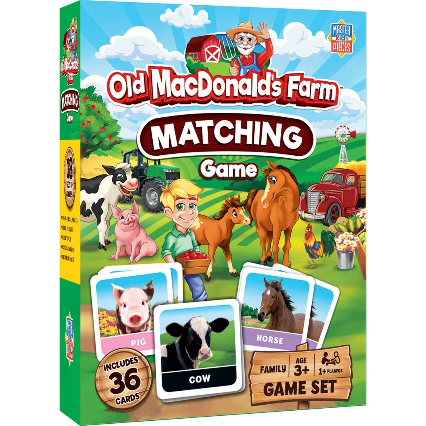 Masterpieces Puzzles - Old MacDonald's Farm Matching Game
