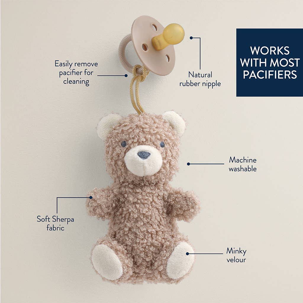 Itzy Ritzy - *NEW OPTIONS* Bitzy Pal Natural Rubber Pacifier & Plush