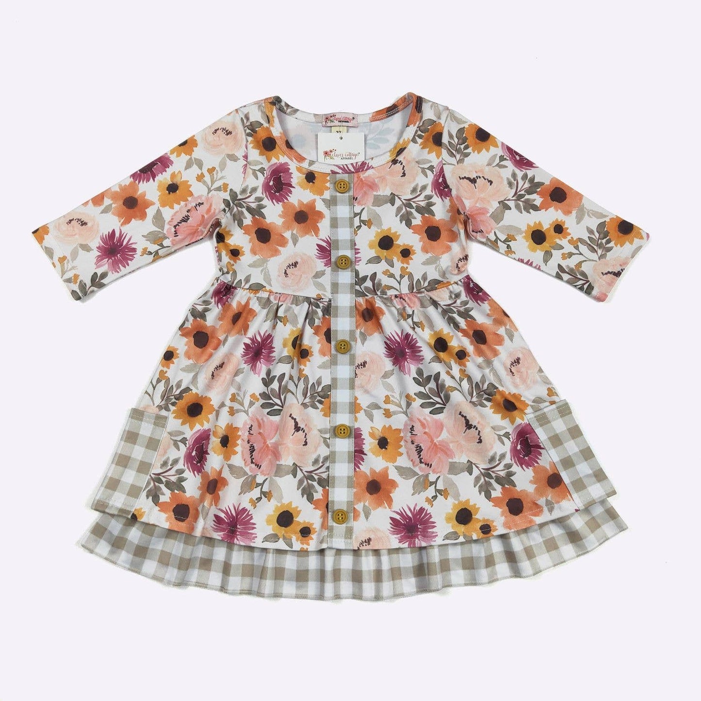 Autumn Sage Girls Dress