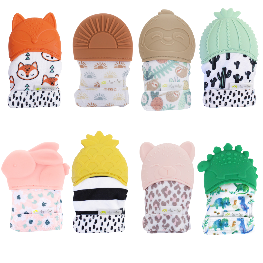 Itzy Ritzy - *NEW OPTION* Itzy Mitt™ Silicone Teething Mitts