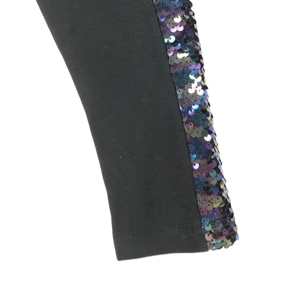 A Side Sequin Leggings