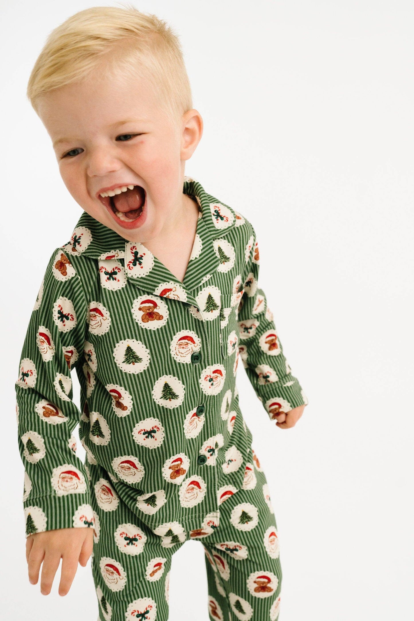 Little One Shop - Holiday Heirloom Bamboo Button Up Set