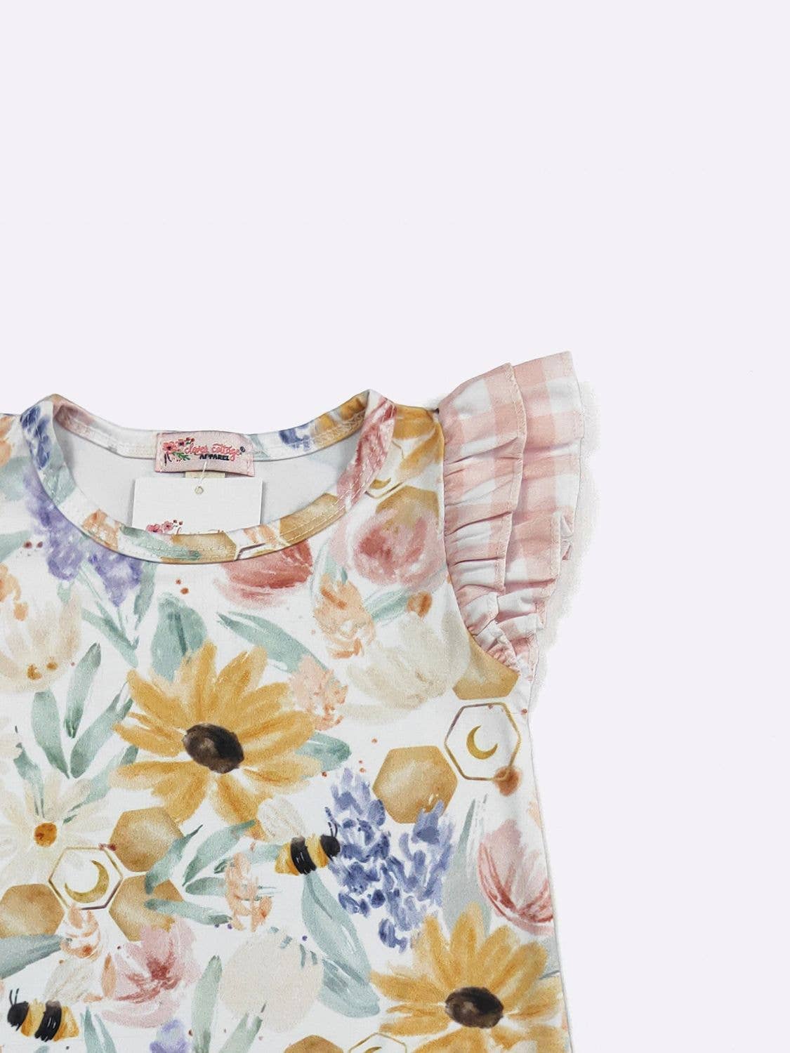 Bee Floral Baby Romper