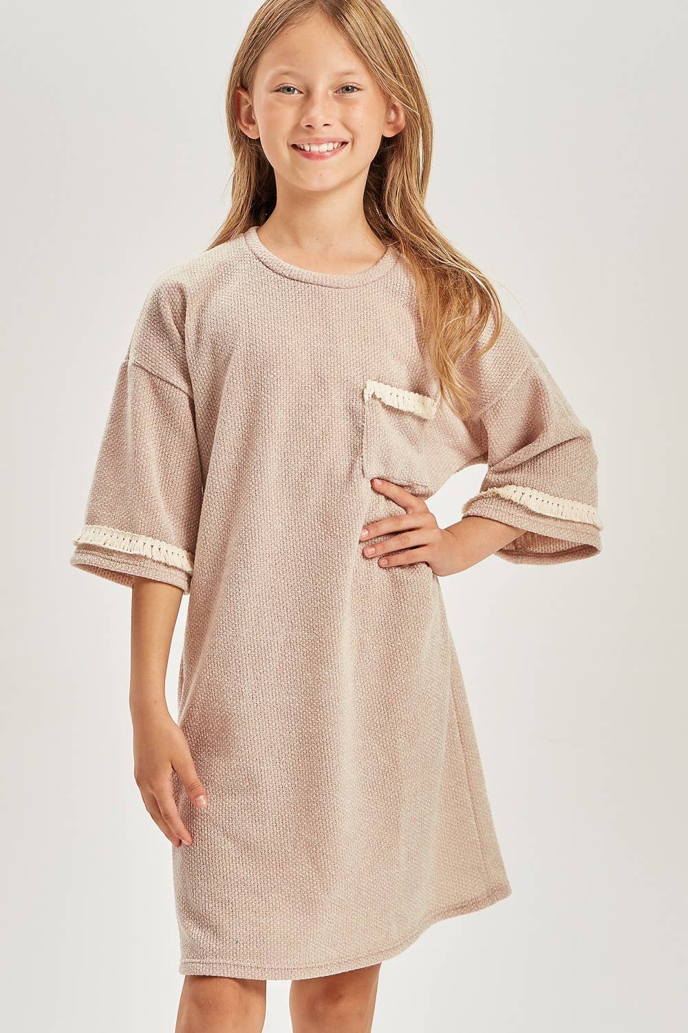 Tasseled Chunky Sweater Dress