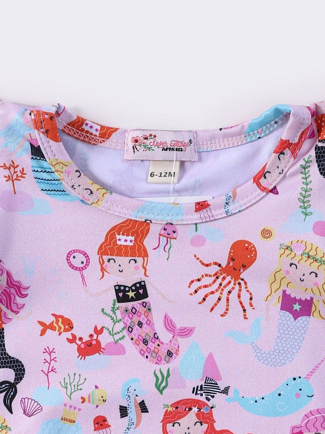 Mermaid Squad Baby Romper