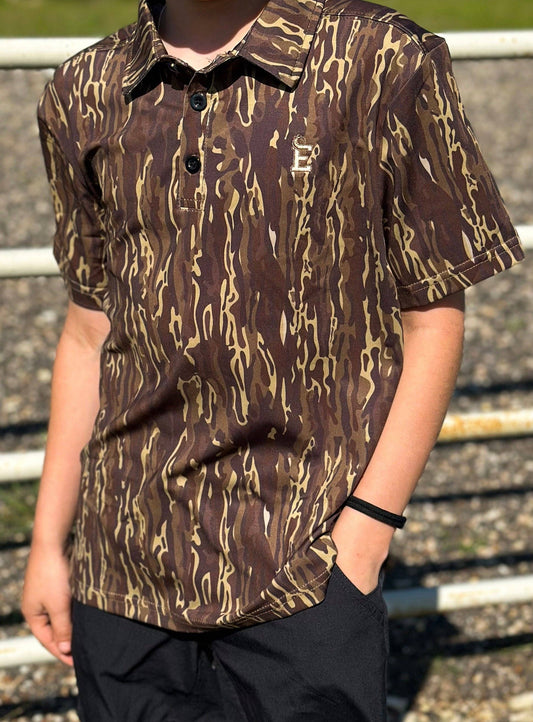 Embry Outdoors - Youth Brown Ranch Polo
