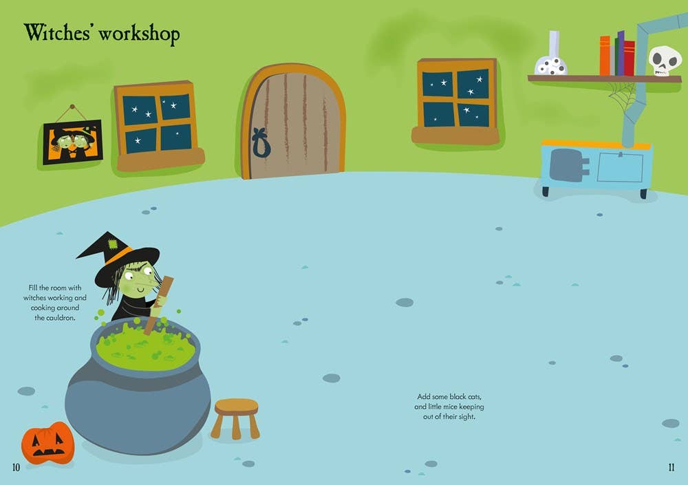 HarperCollins - Little First Stickers Halloween : Usborne