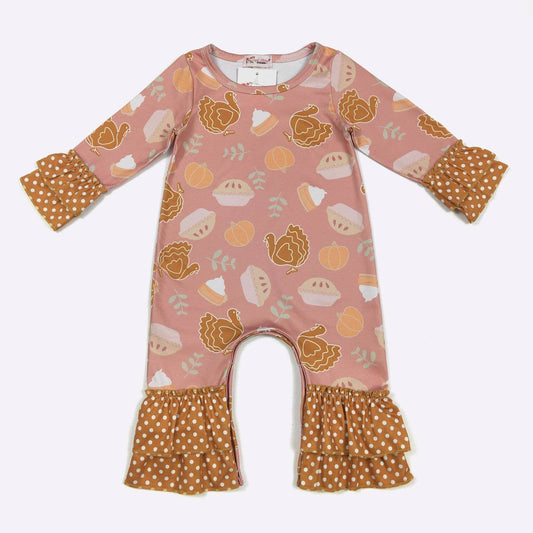 Clover Cottage - Thanksgiving Favorites Baby Romper