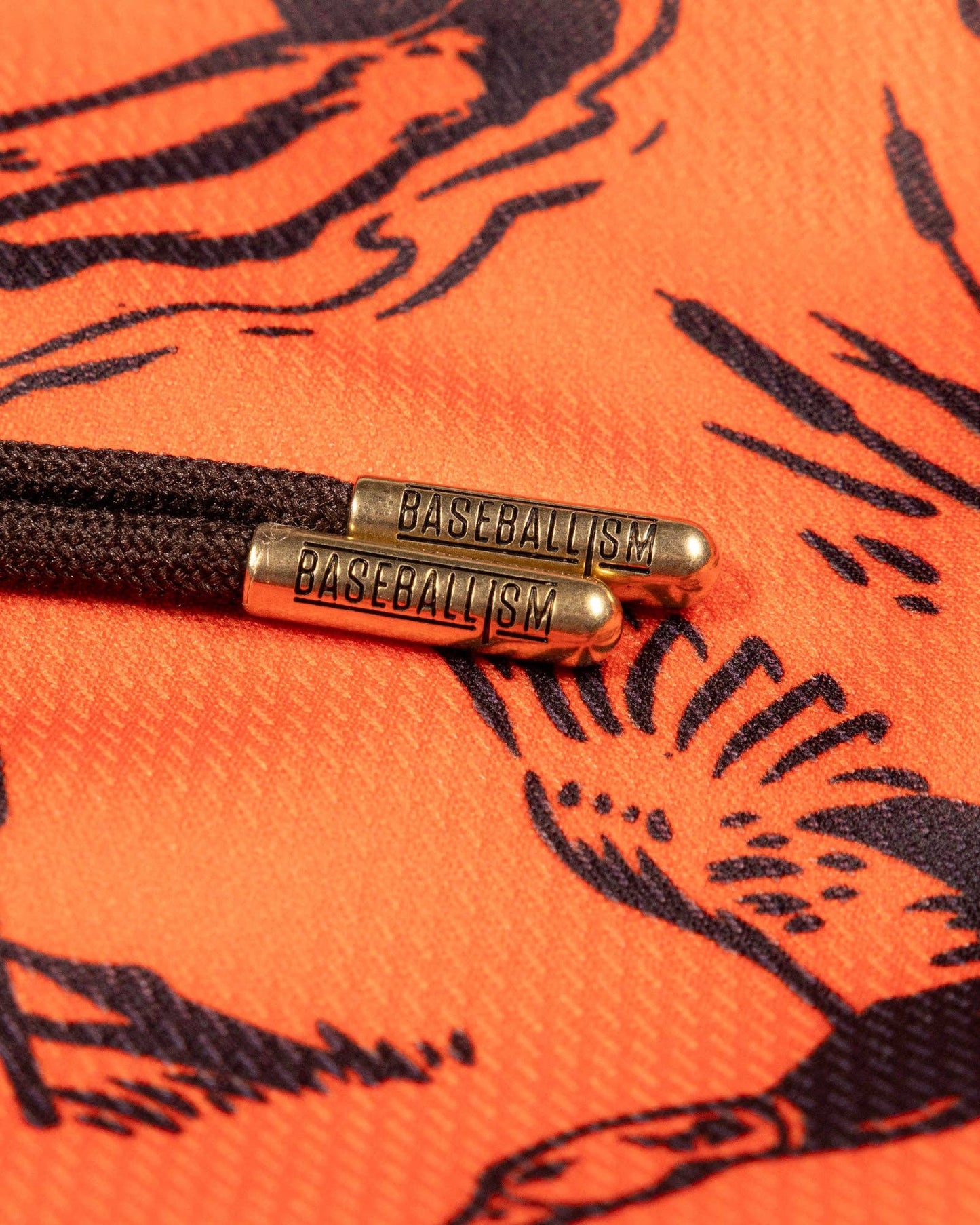Baseballism - Hardball Hunter Diamond Air Mesh Shorts (Blaze Orange) - Youth