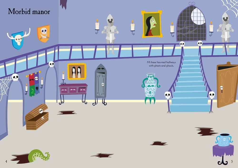 HarperCollins - Little First Stickers Halloween : Usborne