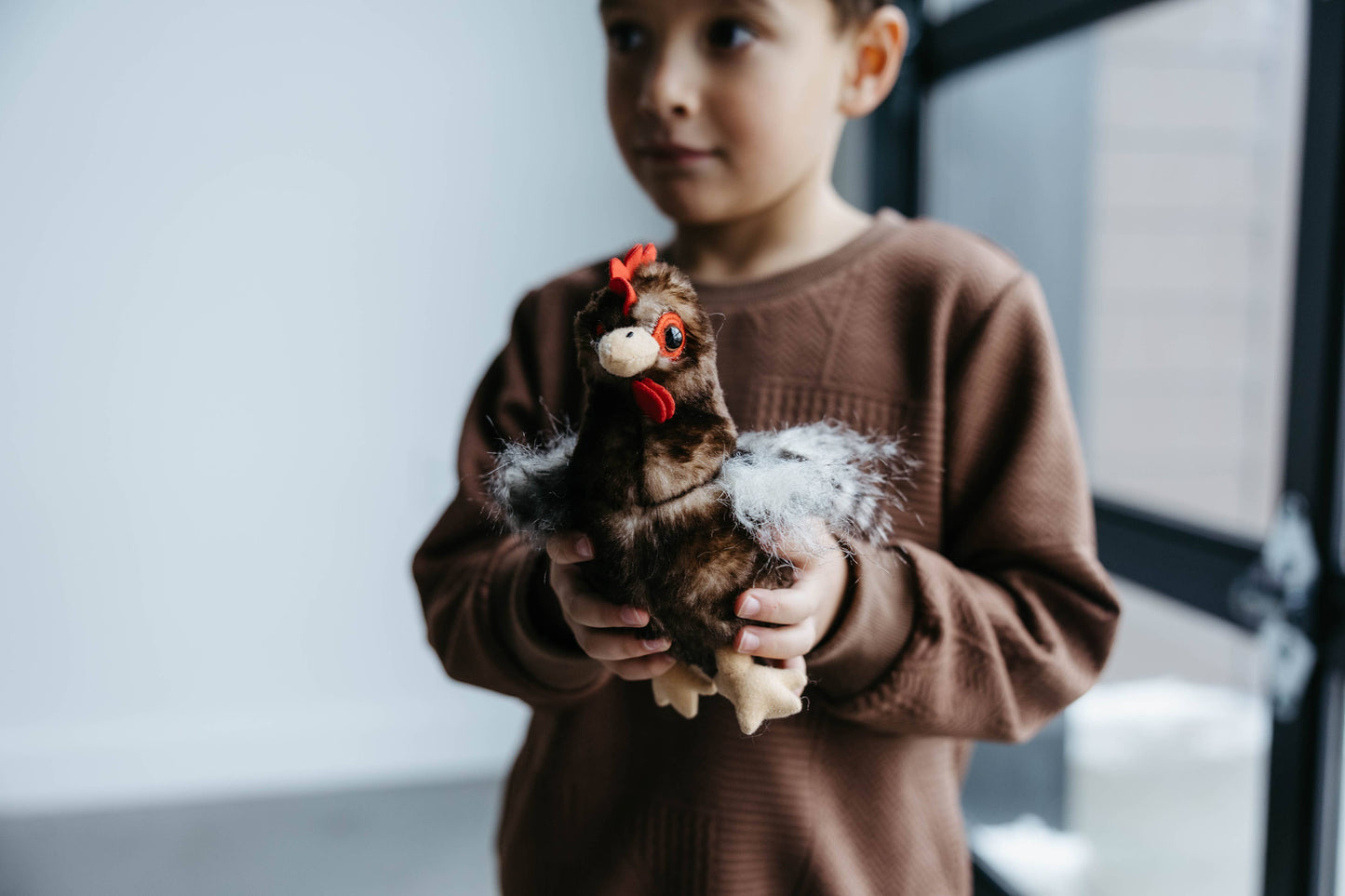 The Petting Zoo - 9" (20cm) Wild Onez Chicken Brown