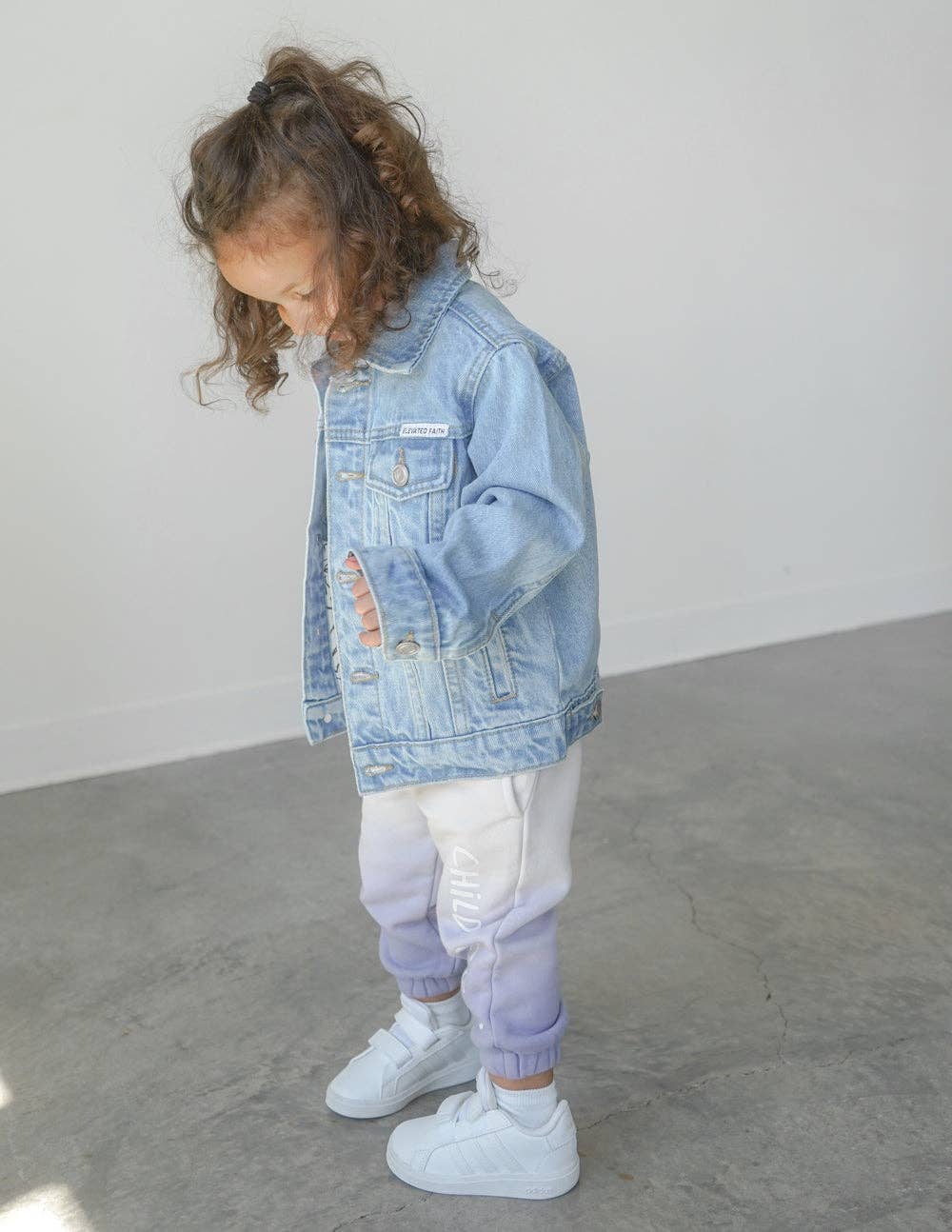 Elevated Faith - What a Friend in Jesus Kids Denim Jacket