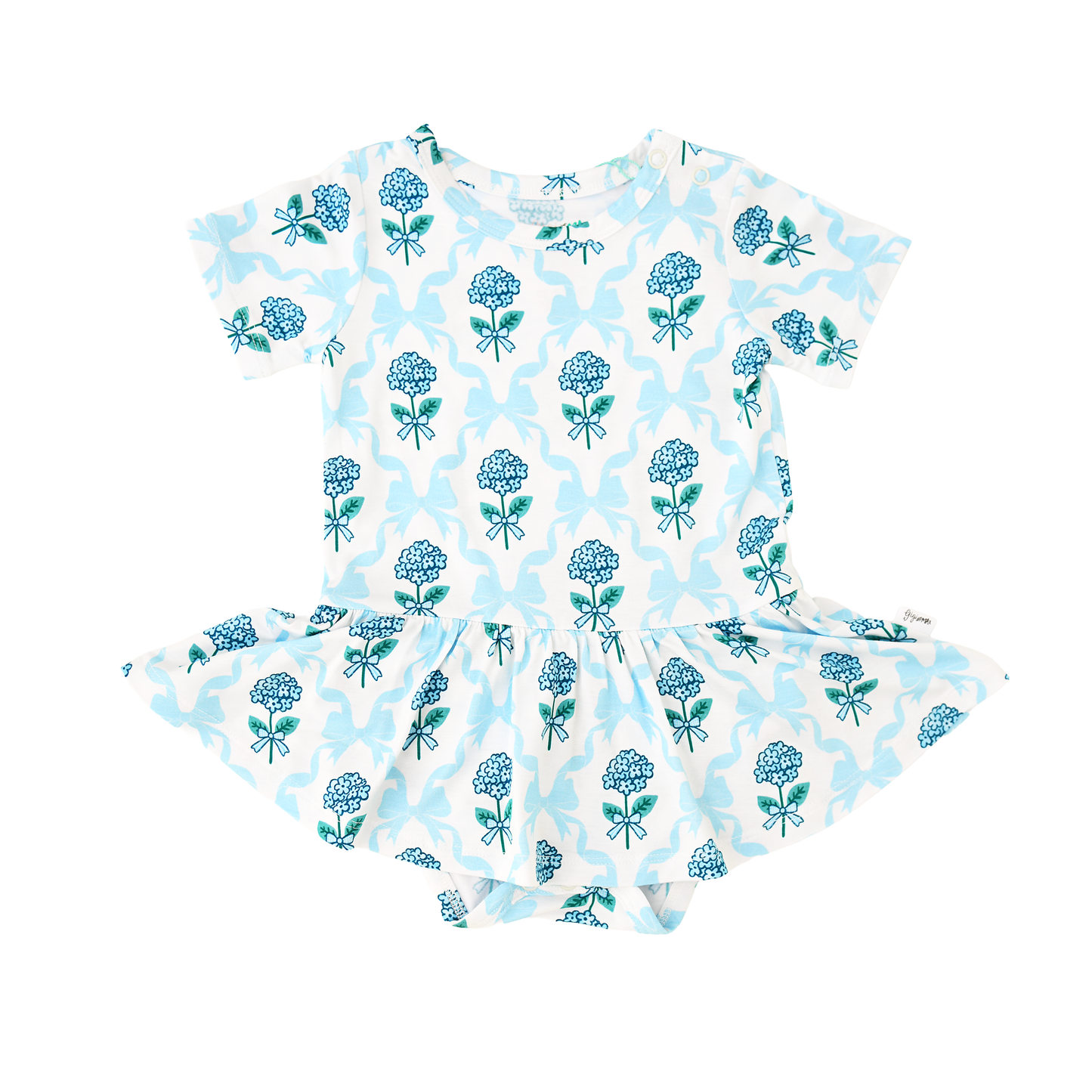 Savannah TUTU Bamboo Floral Baby Clothing Dress Outfit