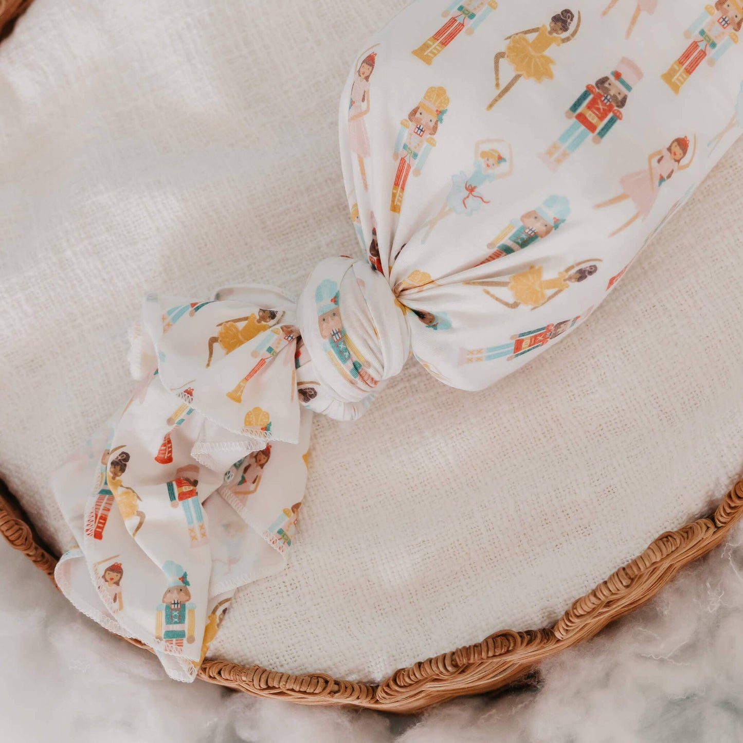 Copper Pearl - Knit Swaddle Blanket - Juliet