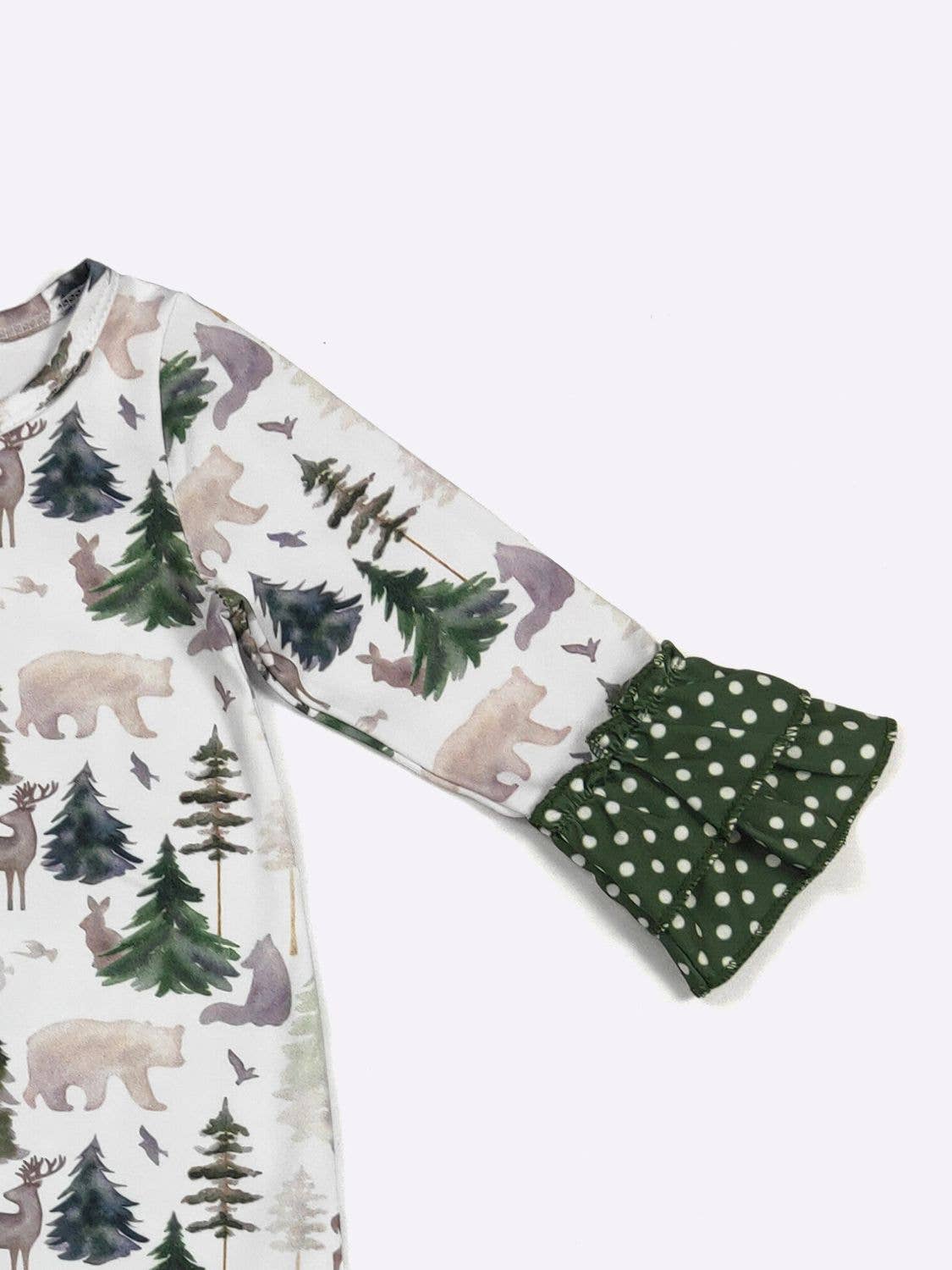 Clover Cottage - Emerald Woodland Baby Romper